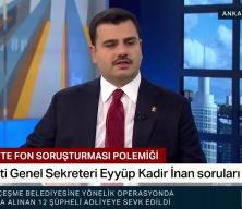 Eyy&uuml;p Kadir İnan: "Partimiz &uuml;zerinden kirli kampanyaya asla izin vermeyeceğiz"