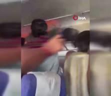 Hindistan'da yolcu u&ccedil;ağında yangın paniği! U&ccedil;ak acil iniş yaptı