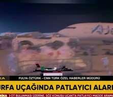 Şanlıurfa u&ccedil;ağında bomba araması