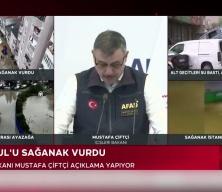 Bakan &Ccedil;ift&ccedil;i "İstanbul'da 84 yılın yağış rekoru" kırıldı dedi