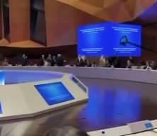 Bakan Fidan'dan CICA Zirvesi'nde Herzog protestosu: Salonu terk etti