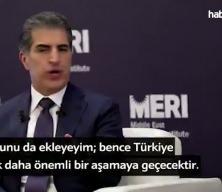 Barzani'den T&uuml;rkiye a&ccedil;ıklaması: Nobel &Ouml;d&uuml;l&uuml;'n&uuml; hak ediyor!