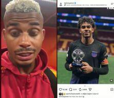 Lamine Yamal'dan Mario Lemina'ya g&ouml;ndermeli paylaşım