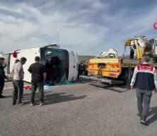 Manisa'daki tur otob&uuml;s&uuml; kazasında &ouml;l&uuml; sayısı 12'ye y&uuml;kseldi