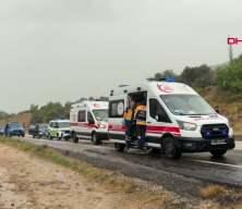 Mersin'de feci kaza! Minib&uuml;s bah&ccedil;eye yuvarlandı: 17 yaralı