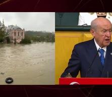 MHP lideri Bah&ccedil;eli selde hayatını kaybedenler i&ccedil;in taziye mesajı paylaştı