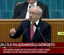 MHP lideri Devlet Bah&ccedil;eli CHP genel başkanı Kılı&ccedil;daroğlu ile g&ouml;r&uuml;şt&uuml;!