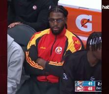 NBA yıldızı Lu Dort, ma&ccedil;a Galatasaray eşofmanıyla geldi!