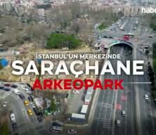 Sara&ccedil;hane Arkeoloji Parkı'nda İBB'nin y&uuml;r&uuml;tt&uuml;ğ&uuml; kazılarda 7 b&uuml;y&uuml;k ağacın kesilmesi tepki &ccedil;ekti