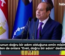 Sisi tarih verip g&ouml;revi bırakacağını a&ccedil;ıkladı