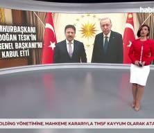 Cumhurbaşkanı Erdoğan, TESK Genel Başkanı Yiğiner'i kabul etti