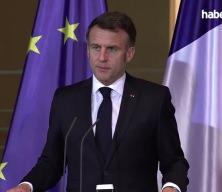 Fransa Cumhurbaşkanı Macron'dan eylemlerle ilgili a&ccedil;ıklama