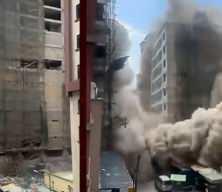 Kenya'da 18 katlı bina &ccedil;&ouml;kt&uuml;