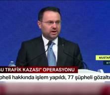 Kurgu trafik kazası operasyonu d&uuml;zenlendi