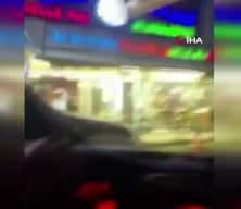 Sarıyer'de bebekli aileye dehşeti yaşattı, korku dolu anlar kamerada