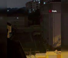 Arnavutk&ouml;y'de gece yarısı 3 okul birden yayına ge&ccedil;ti! Mahalleli neye uğradığını şaşırdı
