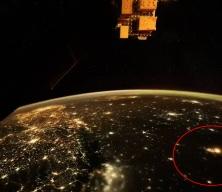 Astronotlar kaydetti: Rusya'nın Kiev'i bombaladığı anlar uzay kamerasında!