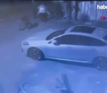 Bebeğini almaya gittiği evde kayınpederini darbedip havaya ateş a&ccedil;tı