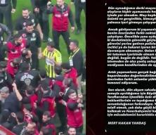 Derbi sonrasında Mert Hakan Yandaş'ın polis memurunu itiklemesi tepki &ccedil;ekti