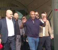 D&uuml;nyaca &uuml;nl&uuml; boks&ouml;r Mike Tyson İstanbul'da 