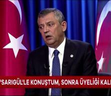 &Ouml;zg&uuml;r &Ouml;zel'den Mustafa Sarıg&uuml;l a&ccedil;ıklaması