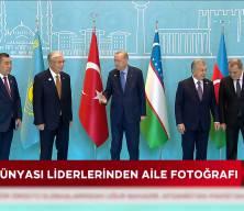 T&uuml;rk d&uuml;nyası liderleri aile fotoğrafında bir araya geldi