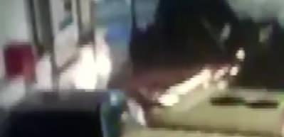 İstanbul'da dehşet g&ouml;r&uuml;nt&uuml;! Kafasına &ccedil;atı d&uuml;şt&uuml;