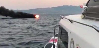 S&uuml;rat teknesi alev alev b&ouml;yle yandı