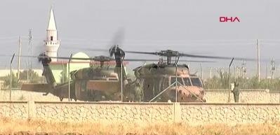 Suriye'de sıcak gelişme! T&uuml;rk ve ABD helikopterleri havalandı