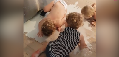 S&uuml;t i&ccedil;mede yeni y&ouml;ntem geliştiren afacan bebekler