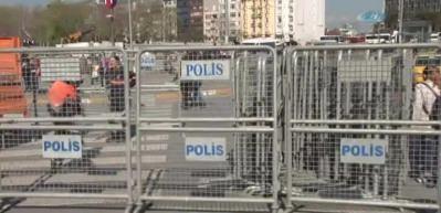 Taksim Meydanı&rsquo;nda &rsquo;24 Nisan&rsquo; &ouml;nlemleri