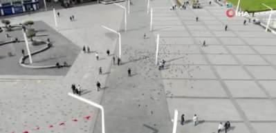 Taksim&rsquo;de dikkat &ccedil;eken yoğunluk
