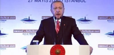 Tarihi a&ccedil;ılışta Başkan Erdoğan'dan &ouml;nemli a&ccedil;ıklamalar - 1