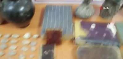 Tarihi eserleri satmayı planlarken b&ouml;yle yakalandılar!
