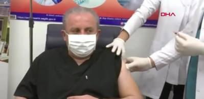 TBMM Başkanı Şentop, koronavirüs aşısı oldu
