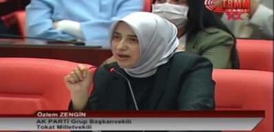 TBMM'de y&uuml;ksek tansiyon! &Ouml;zlem Zengin'den HDP'lileri susturan cevap!