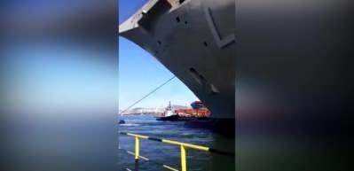 Milli savaş gemisinden heyecanlandıran g&ouml;r&uuml;nt&uuml;!