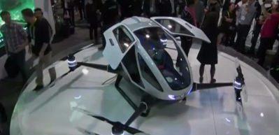 Tek kişilik, binilebilir drone yaptılar