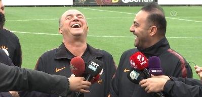Terim ve Hasan Şaş'ı kahkahaya boğan espri