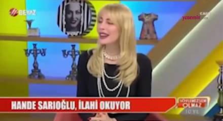 Hande Sarıoğlu canlı yayında ilahi seslendirdi! O anlar dikkat çekti - Yasemin.com