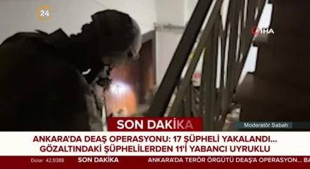 Ankara'da DEAŞ operasyonu! &Ccedil;ok sayıda ş&uuml;pheli yakalandı