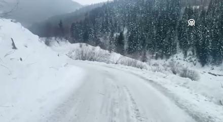 Artvin'de &ccedil;ığ meydana geldi