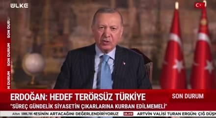 Cumhurbaşkanı Erdoğan'dan yeni yıl mesajı