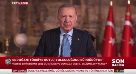 Cumhurbaşkanı Erdoğan yeni yıl mesajı paylaştı