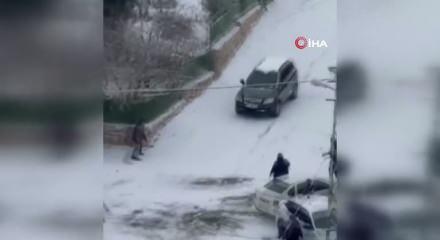 Malatya'da kar yağışı trafik kazalarına neden oldu