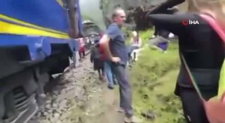 Peru&rsquo;da  akılalmaz kaza! Tren kazasında  1 kişi &ouml;ld&uuml;