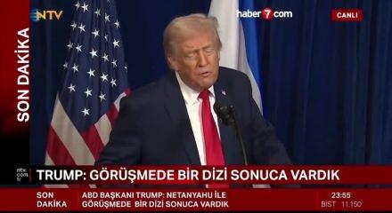 Trump: Erdoğan benim iyi bir dostum