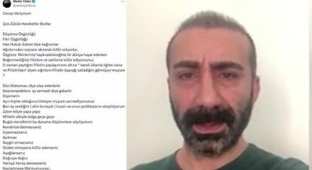 Ünlü oyuncu Metin Yıldız'ın İmamoğlu ve Filistin cevabı