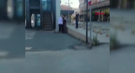 Ankara'da kaza yaptıkları adamı eşi ve çocuklarının yanında darp ettiler