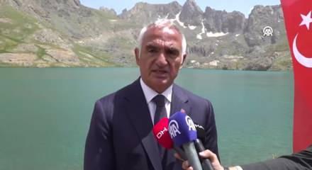 Kültür ve Turizm Bakanı Ersoy’dan Hakkâri’de terörsüz Türkiye vurgusuyla turizm yatırımı mesajı